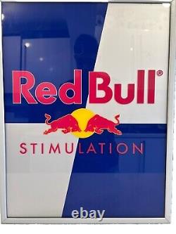 Vintage Rare Red Bull Bar Sign Illuminated Working Condition Used