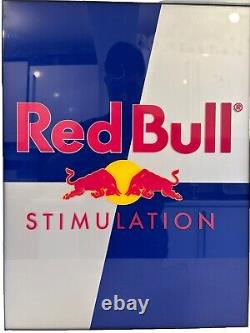 Vintage Rare Red Bull Bar Sign Illuminated Working Condition Used