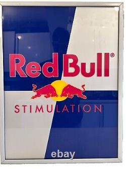 Vintage Rare Red Bull Bar Sign Illuminated Working Condition Used