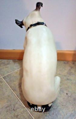 Vintage Rare Resin RCA Victor His Master Voice Large Nipper Statue Advertising