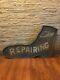 Vintage & Rare Shoe Repair Boot Advertising Sign