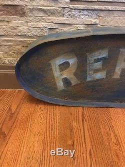 Vintage & Rare Shoe Repair Boot Advertising Sign