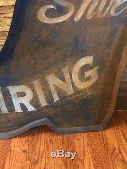 Vintage & Rare Shoe Repair Boot Advertising Sign