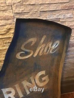 Vintage & Rare Shoe Repair Boot Advertising Sign