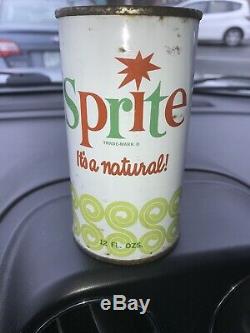 Vintage Rare Sprite 1960s Antique Soda Can