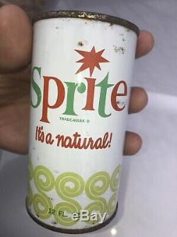 Vintage Rare Sprite 1960s Antique Soda Can