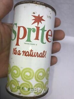 Vintage Rare Sprite 1960s Antique Soda Can