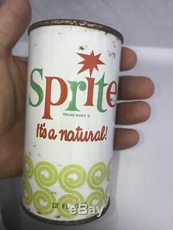 Vintage Rare Sprite 1960s Antique Soda Can