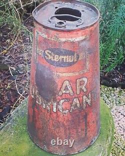 Vintage Rare Sternol Oil Can Jug Pourer Dispenser Esso BP Shell Castrol