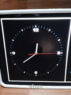 Vintage Rare Uniden Authorized Dealer Advertising Lighted Clock Sign 24×13×4