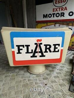 Vintage Rare flare petrol pump globe old garage forecourt pump