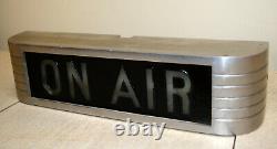 Vintage Rca Studio Warning Sign Light Radio Station Horizontal On Air Rare