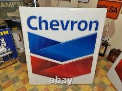 Vintage Reclaimed American Large Chevron Plastic Petrol Station Sign Cool Rare