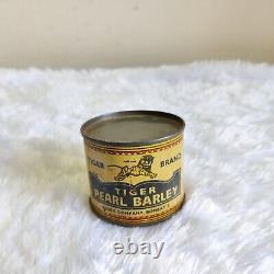 Vintage Redex Co. Tiger Pearl Barley Baby Food Advertising Tin Box Rare TB1624