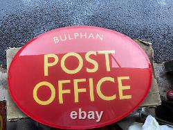 Vintage Retro Post Office Sign, Bulphan Essex Collectable Rare, Advertising