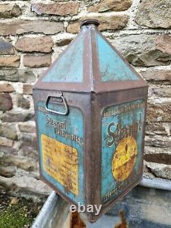 Vintage STERNOL OIL 5 Gallon Pyramid Can Automobilia Motoring Collectable Rare