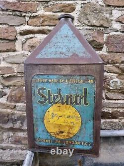 Vintage STERNOL OIL 5 Gallon Pyramid Can Automobilia Motoring Collectable Rare