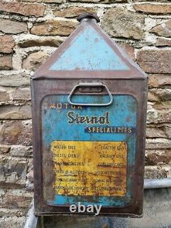 Vintage STERNOL OIL 5 Gallon Pyramid Can Automobilia Motoring Collectable Rare