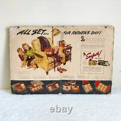 Vintage Seaforth Advertising Fathers day Theme Cardboard Sign Board Rare CB803