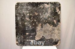 Vintage Shalimar Paint Porcelain Enamel Advertising Sign 24x24 Inches Rare Colle