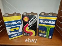 Vintage Shell Super Multigrade Motor Oil 5 litre Can #209C (Rare)