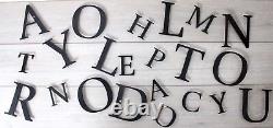 Vintage Sign Letter Display Shop Alloy Architectural Home Decor Rare