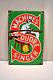Vintage Singer Acoudre Machines Porcelain Enamel Sign Advertising Of Sewing Rare