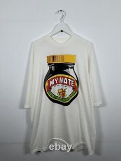 Vintage Single Stitch Marmite My Mate Promo Advertising T Shirt. Size XL. Rare