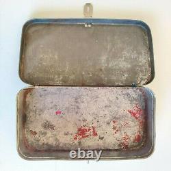 Vintage Spaceship Apollo Yan Graphics Confectionery Advertising Tin Rare TB654