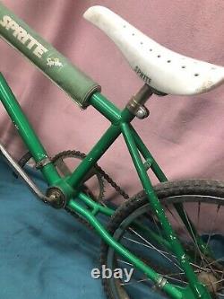 Vintage Sprite BMX Bicycle Bike 1980's Advertising Soda RARE Promo 20 Barn Find