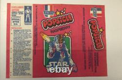 Vintage Star Wars Popsicles Ice Cream Icy Pole Wrapper Toltoys Pauls Peters Rare
