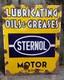 Vintage Sternol Lubricants Metal Sign Board Rare Original Garage Advertising