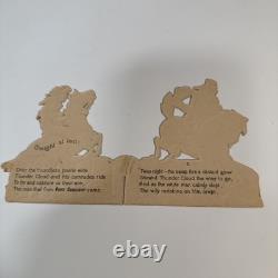 Vintage Sunlight Soap Advertising Table Display Very Rare Indian