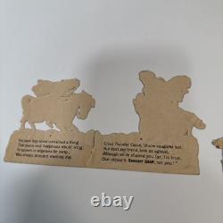 Vintage Sunlight Soap Advertising Table Display Very Rare Indian