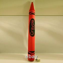 Vintage THINK BIG! NYC 1989 Jumbo Crayola Crayon 57 Huge Large Rare Red