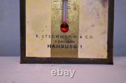 Vintage Tiku Rotring Pen Thermometer Sign Germany R. Stechmann & Co Hamburg Rare