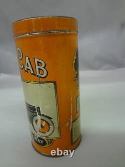 Vintage Tobacco Rare Yellow Cab Canister Cigar Advertising 542-n