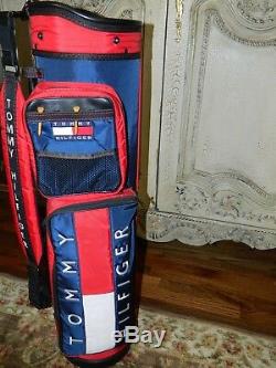 Vintage Tommy Hilfiger Belding Sports Golf Bag Advertising Very Rare