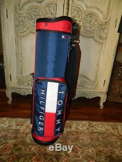 Vintage Tommy Hilfiger Belding Sports Golf Bag Advertising Very Rare