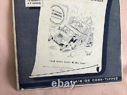 Vintage Very Rare 1937 Original Shop Counter Cardboard Capstan Advertising Card