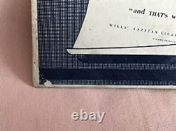 Vintage Very Rare 1937 Original Shop Counter Cardboard Capstan Advertising Card