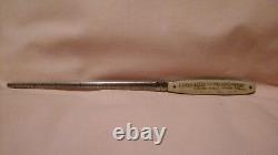 Vintage Very Rare Advertising Letter Opener Greengates Worsted Company Used Con