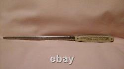 Vintage Very Rare Advertising Letter Opener Greengates Worsted Company Used Con