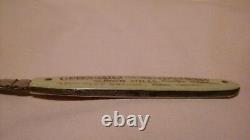 Vintage Very Rare Advertising Letter Opener Greengates Worsted Company Used Con