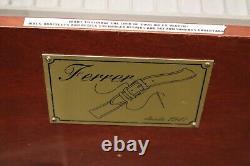 Vintage advertising watchmaker Ferrer bracelets display cabinet collectible rare