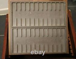 Vintage advertising watchmaker Ferrer bracelets display cabinet collectible rare