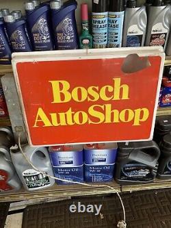 Vintage car shop sign Bosch Auto shop RARE