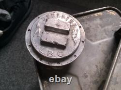 Vintage french oil petrol fuel can stelline lbc very rare
