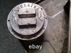 Vintage french oil petrol fuel can stelline lbc very rare