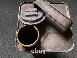 Vintage french oil petrol fuel can stelline lbc very rare